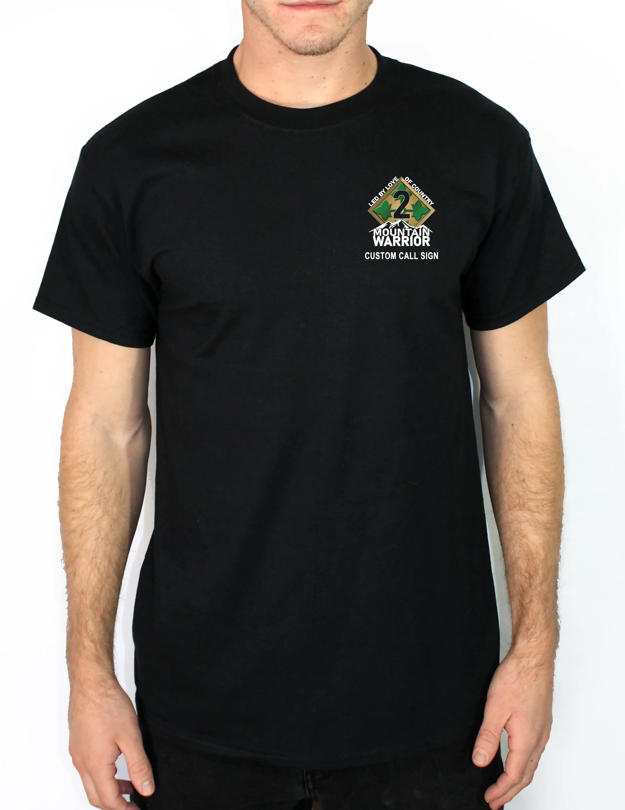 1000# Club 50-50 Blend Black Unisex PT Short Sleeve Shirt. This Is Approved for PT