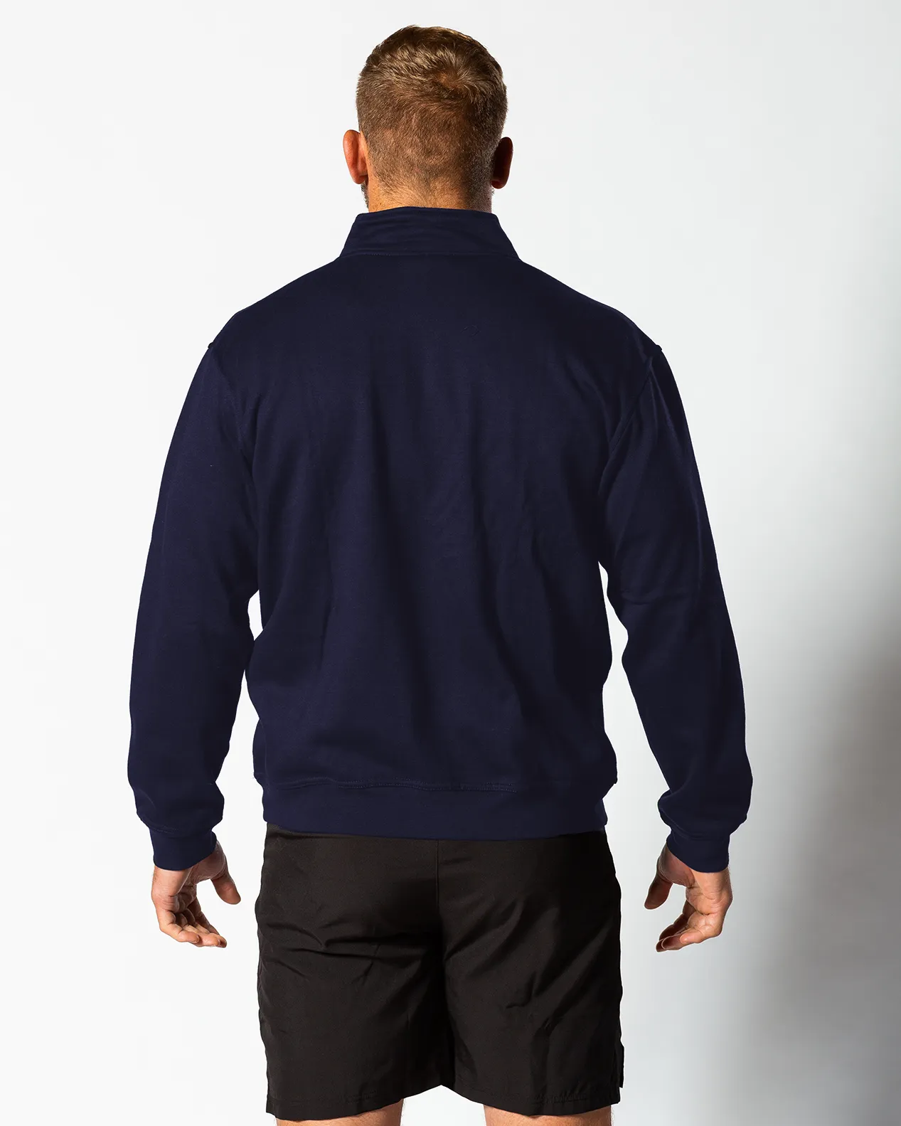 1/4 Zip Sweater - Navy