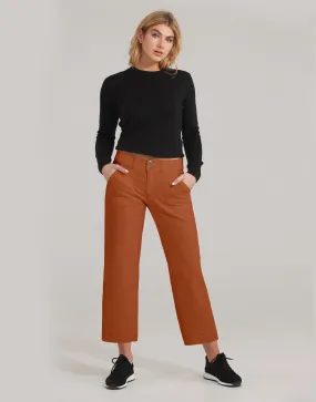 1940CO-L27  (Straight wide leg crop)