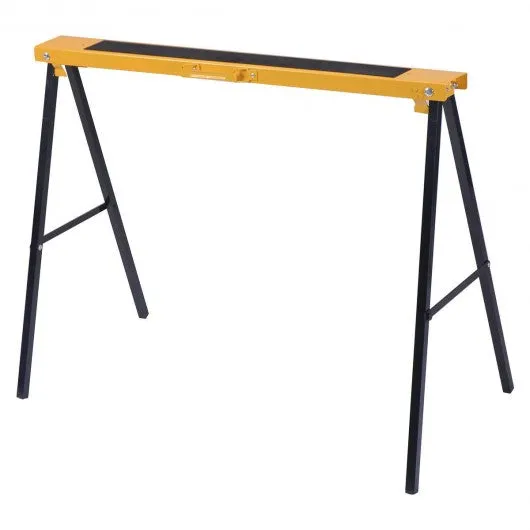 2 Pack Heavy Duty Sawhorse with Steel Folding Legs