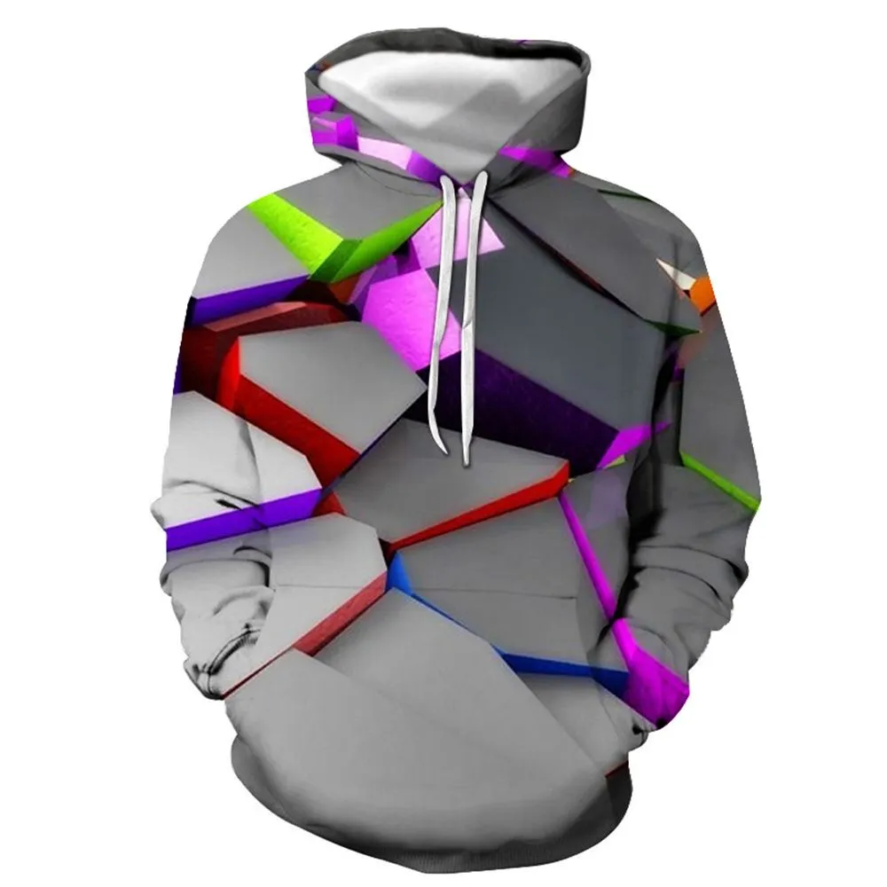 3D Graphic Printed Hoodies Crack