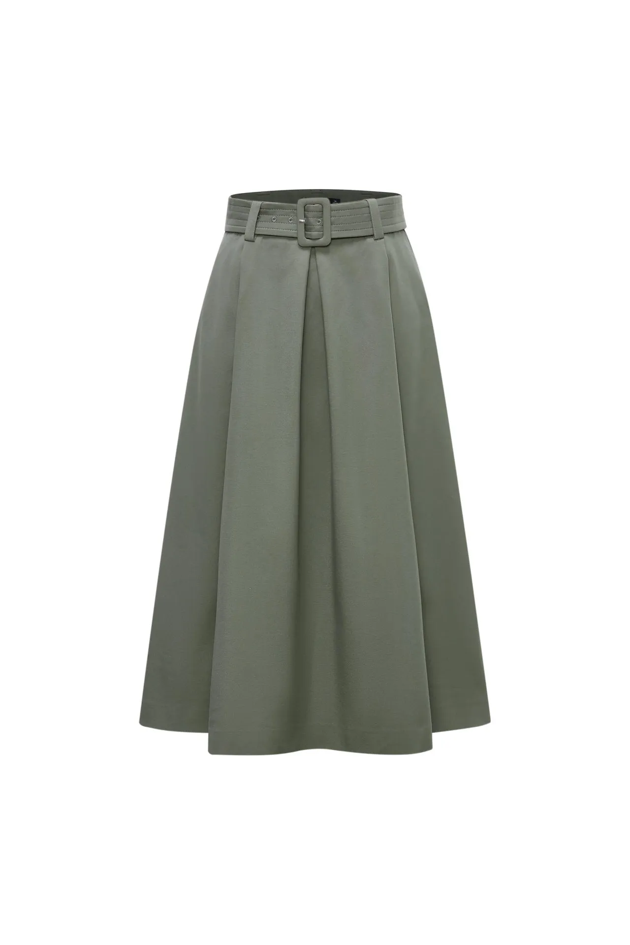 A-Line Flare Pleated Skirt