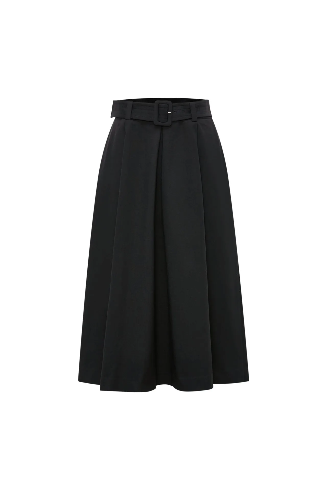 A-Line Flare Pleated Skirt