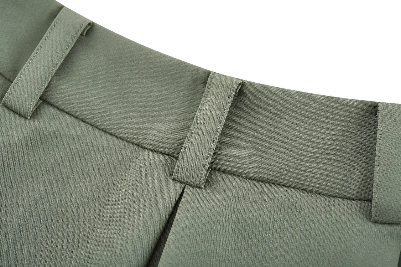 A-Line Flare Pleated Skirt