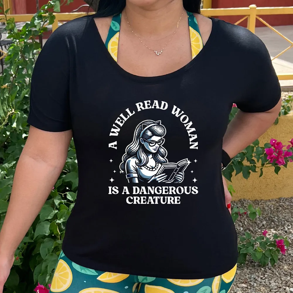 A Well Read Woman Is A Dangerous Creature | Slouchy Tee