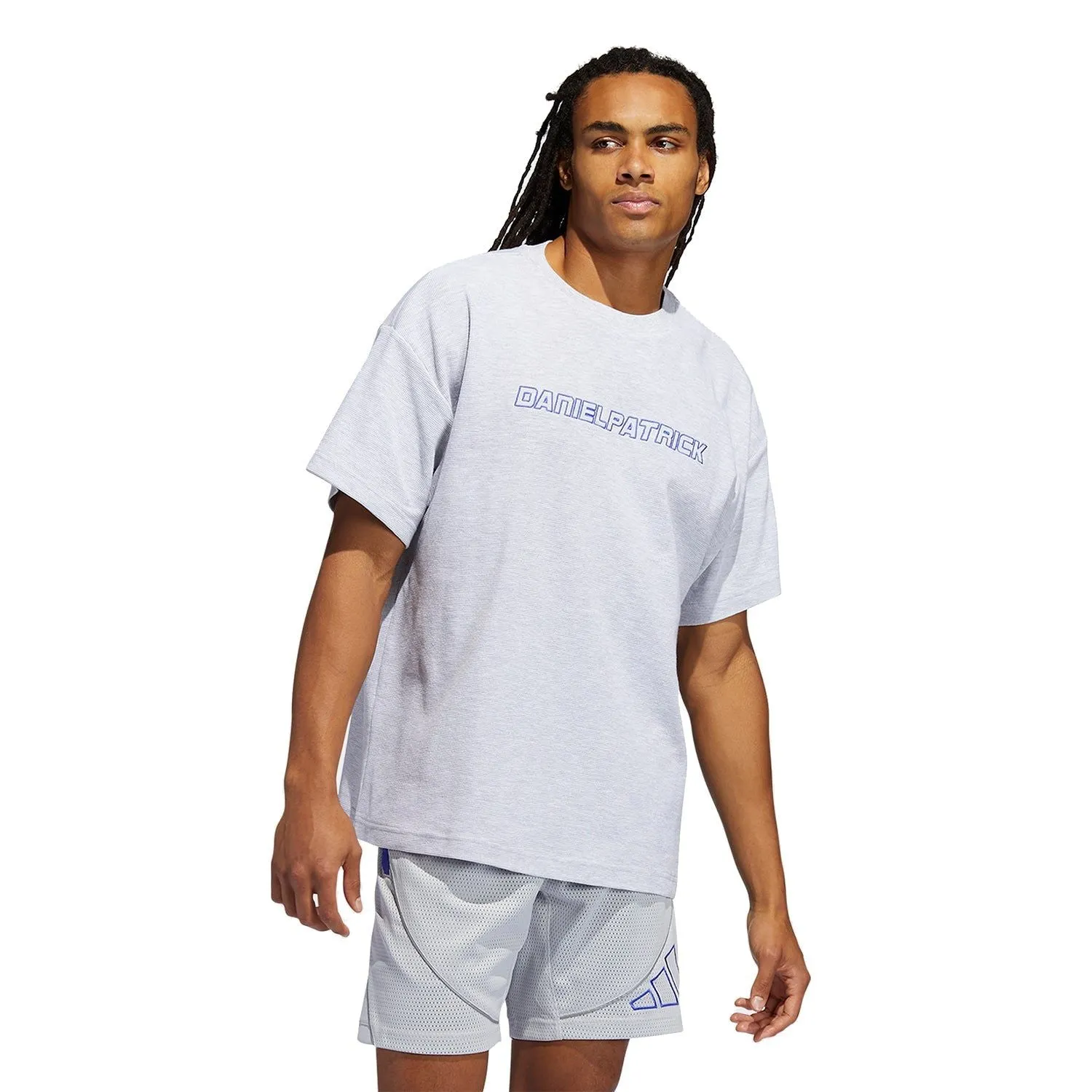 adidas x Daniel Patrick Hoops Thermal Tee - Grey