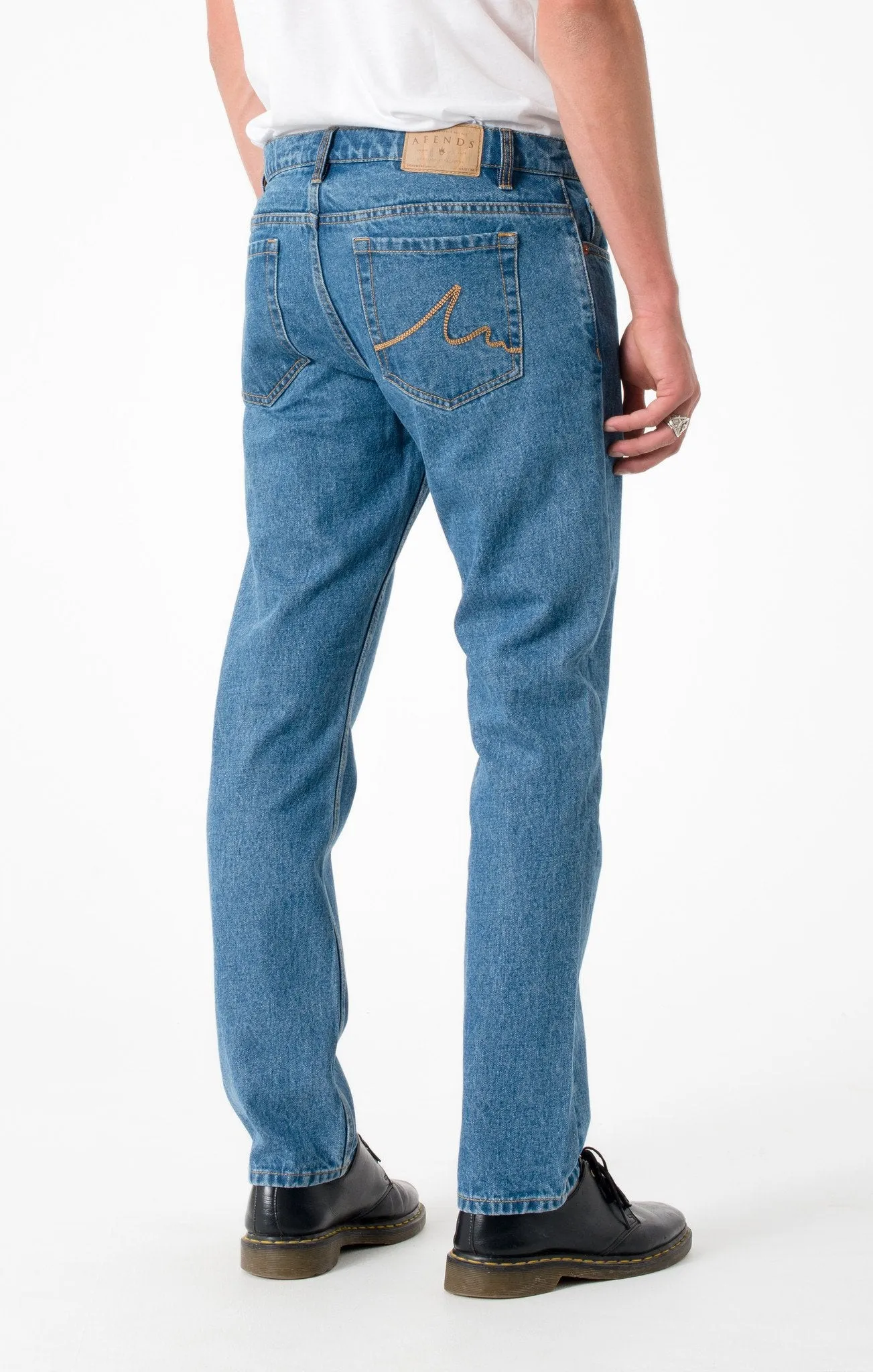 Afends Mens Deadbeat - Slim Fit Denim