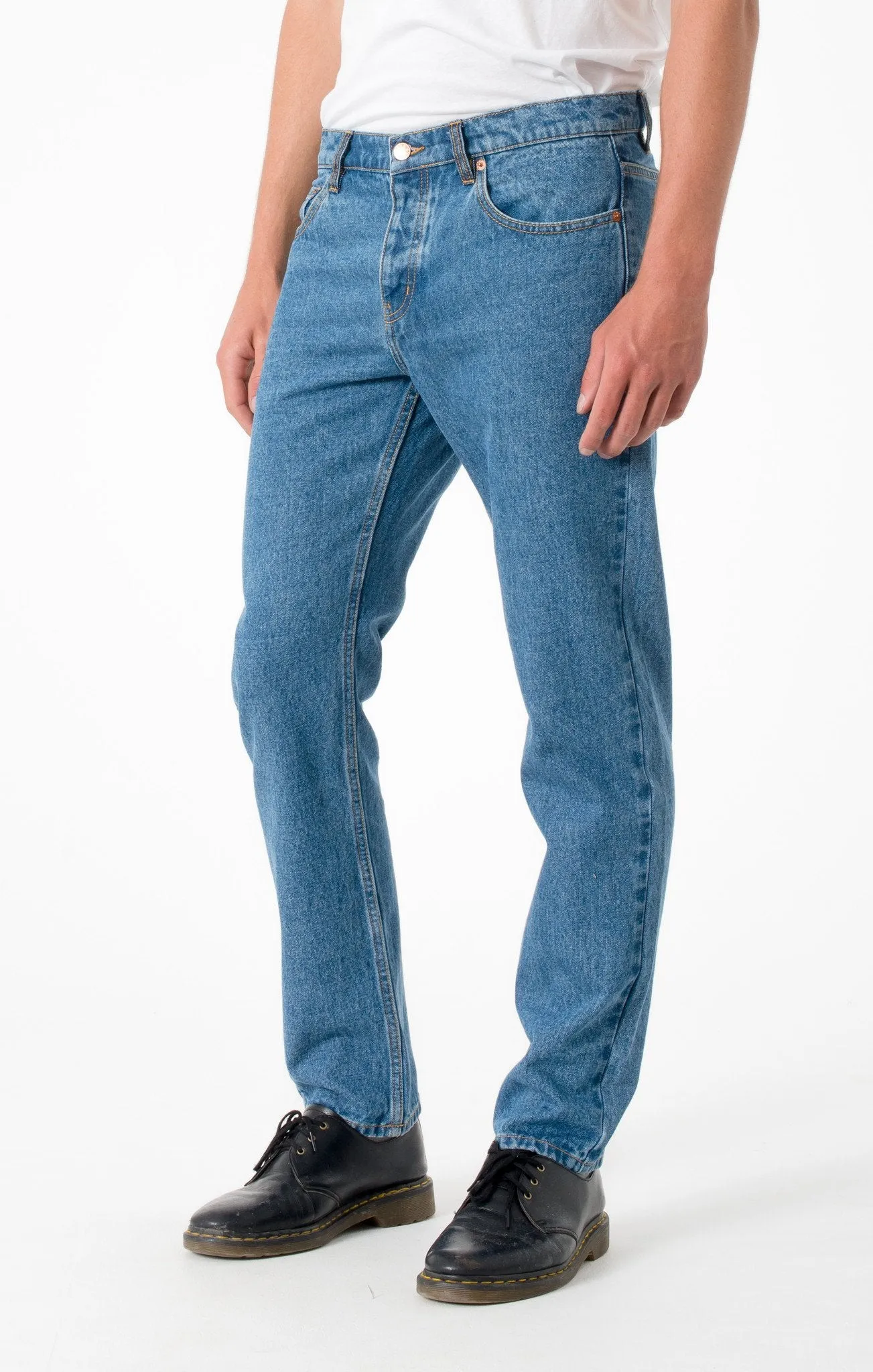 Afends Mens Deadbeat - Slim Fit Denim