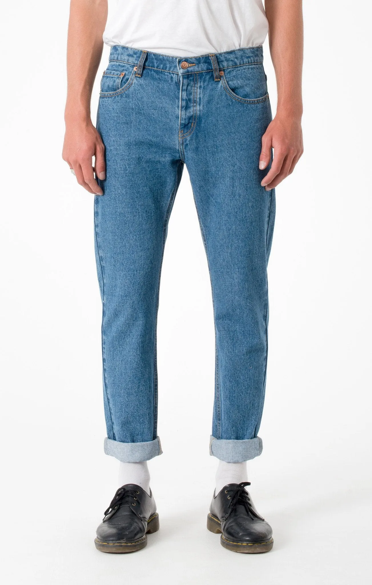 Afends Mens Deadbeat - Slim Fit Denim