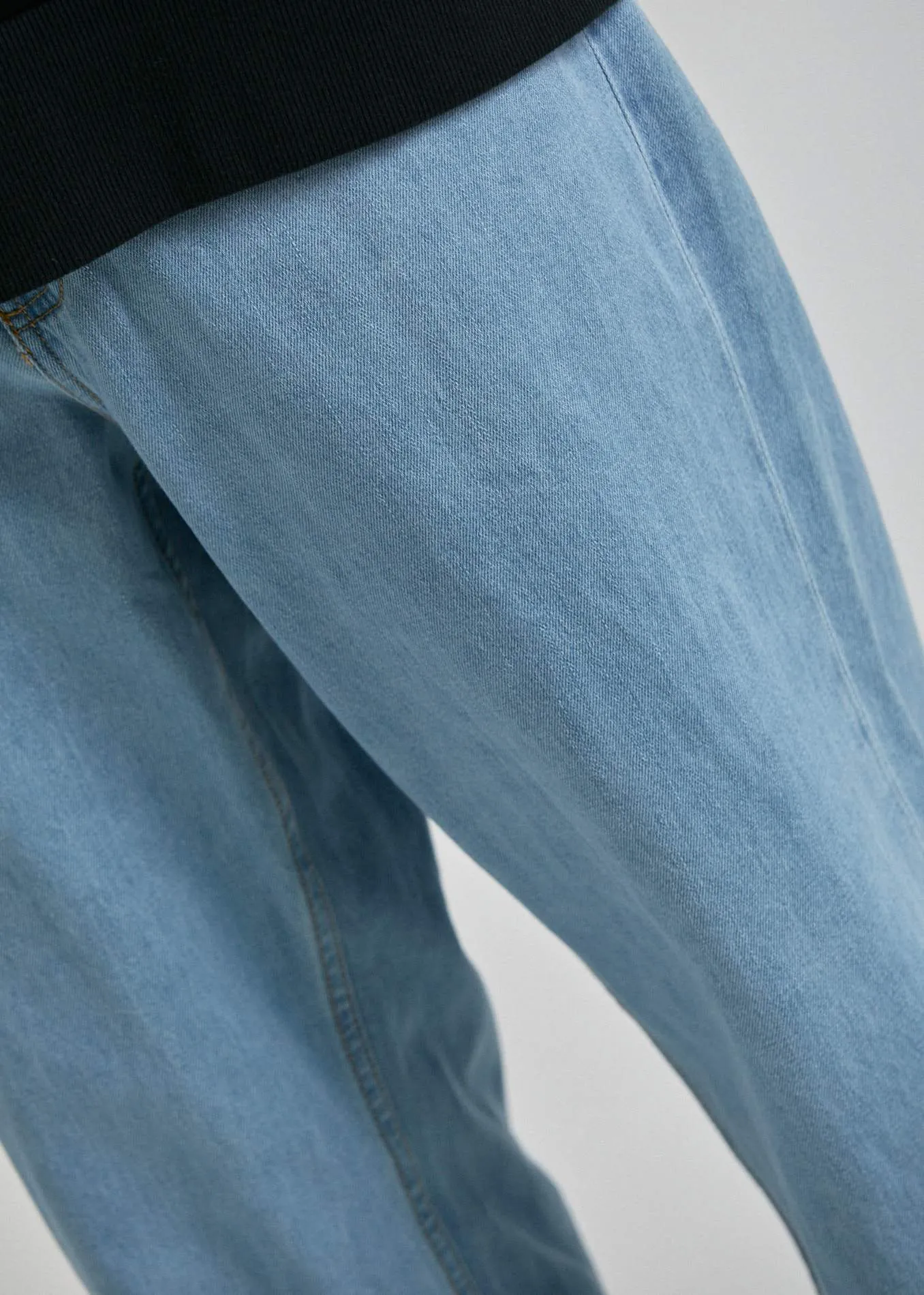 Afends Mens Ninety Twos - Hemp Denim Relaxed Fit Jean - Stone Blue