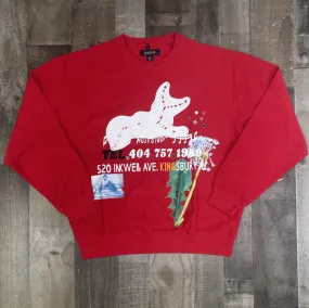 Akoo - host studio chilli pepper crewneck (red)