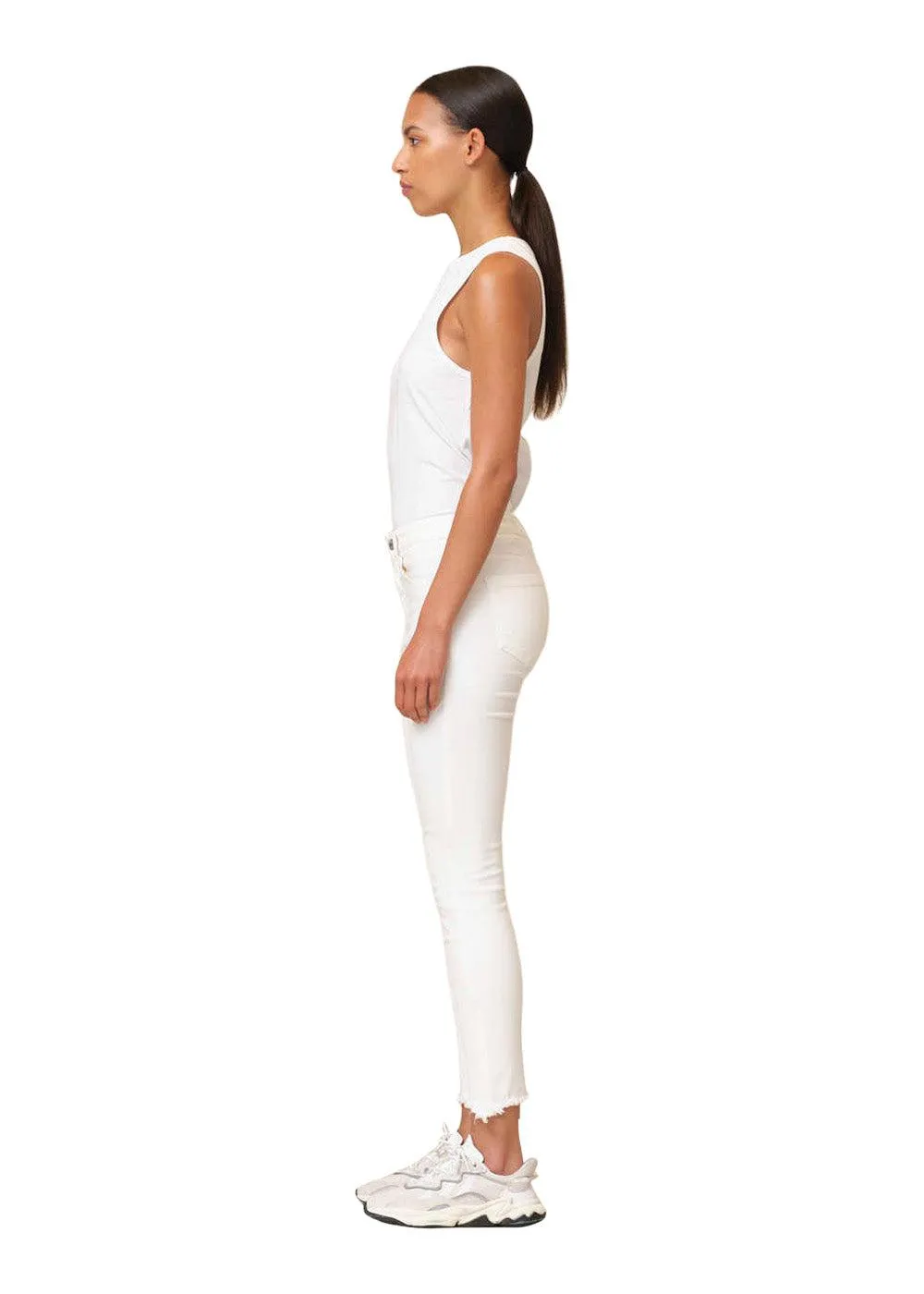 Alexa Jeans White - White