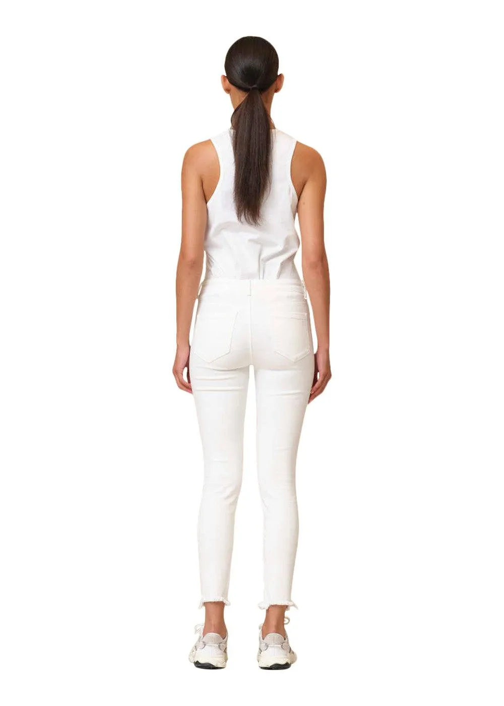 Alexa Jeans White - White