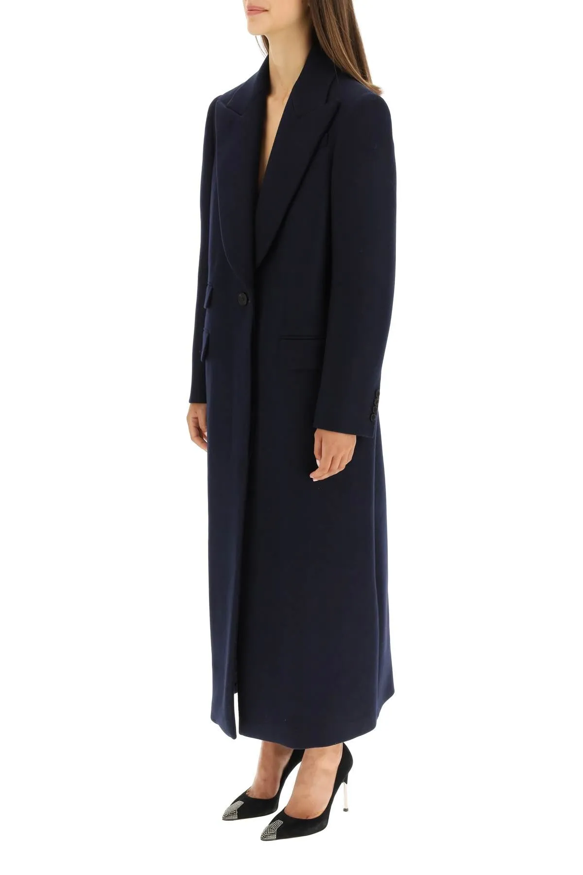 Alexander McQueen Oversized Single-Breasted Coat