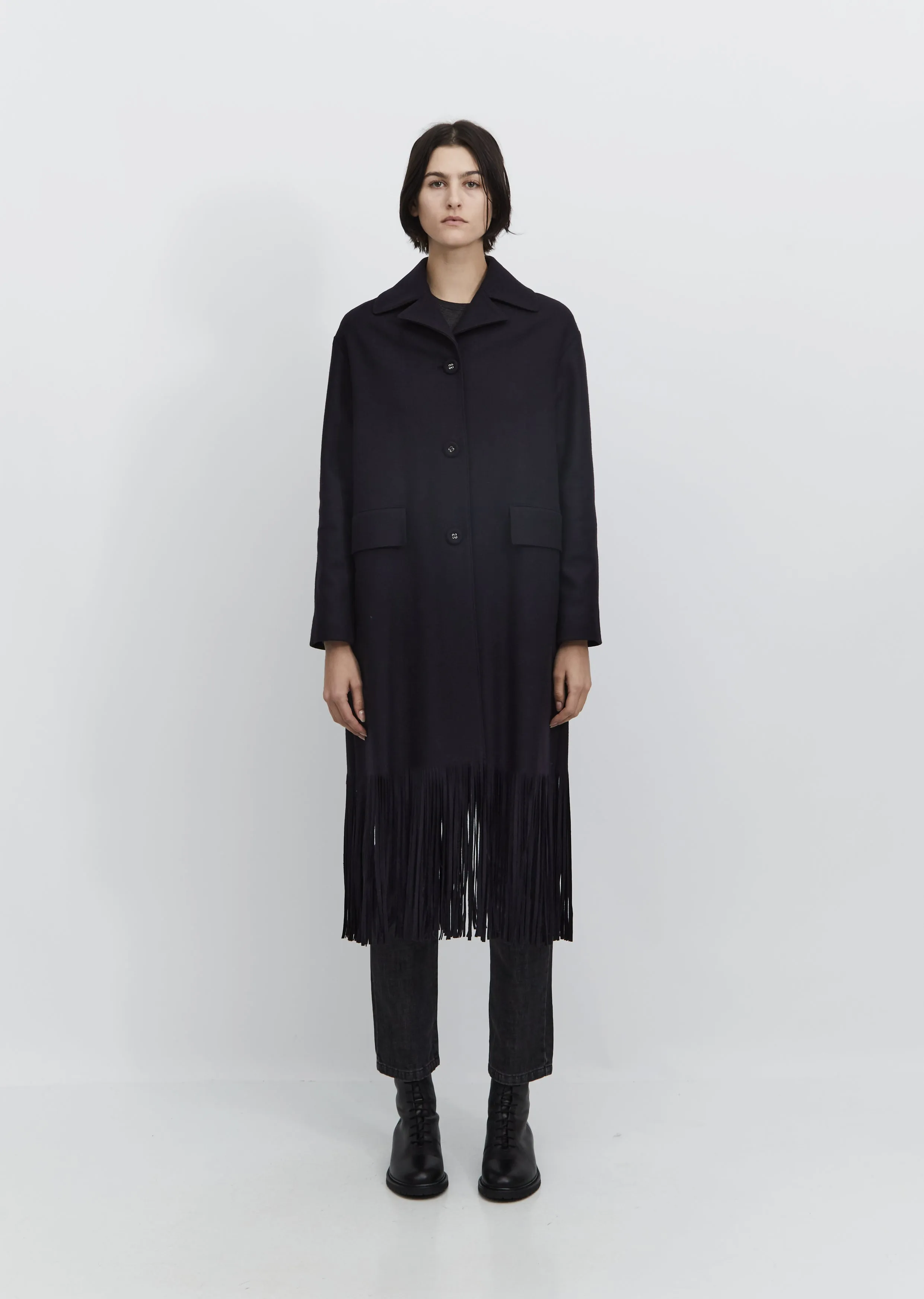 Alix Fringe Coat