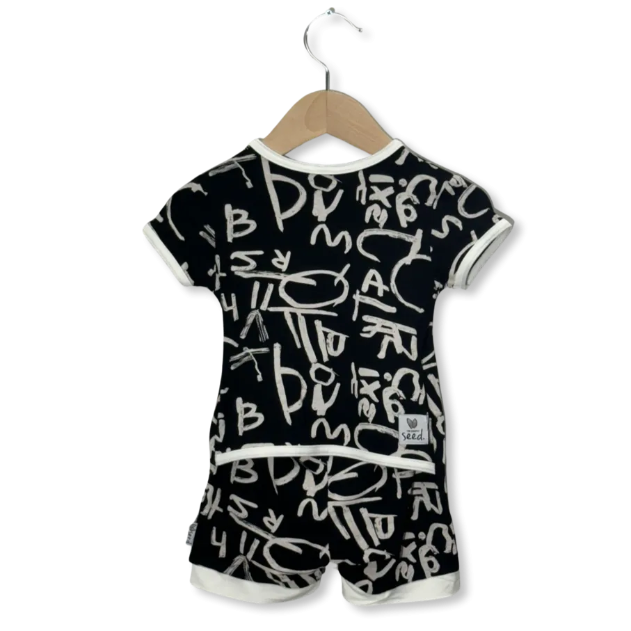 Alphabet for Autism Shorty Romper