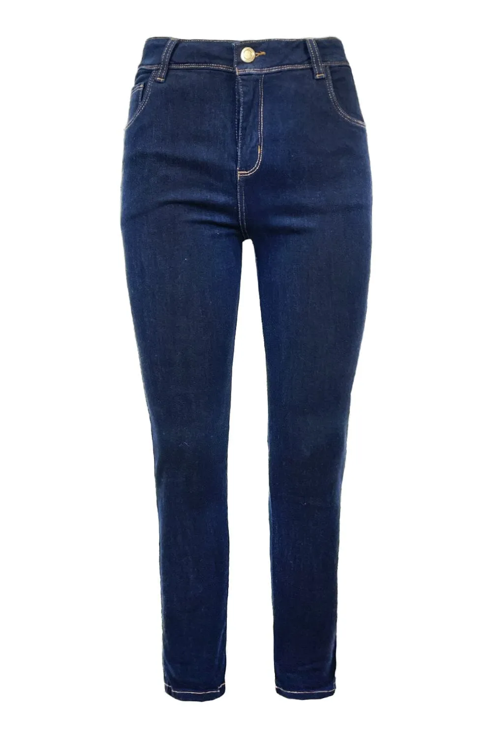 Amber Skinny Jeans Dark Denim Blue High Rise