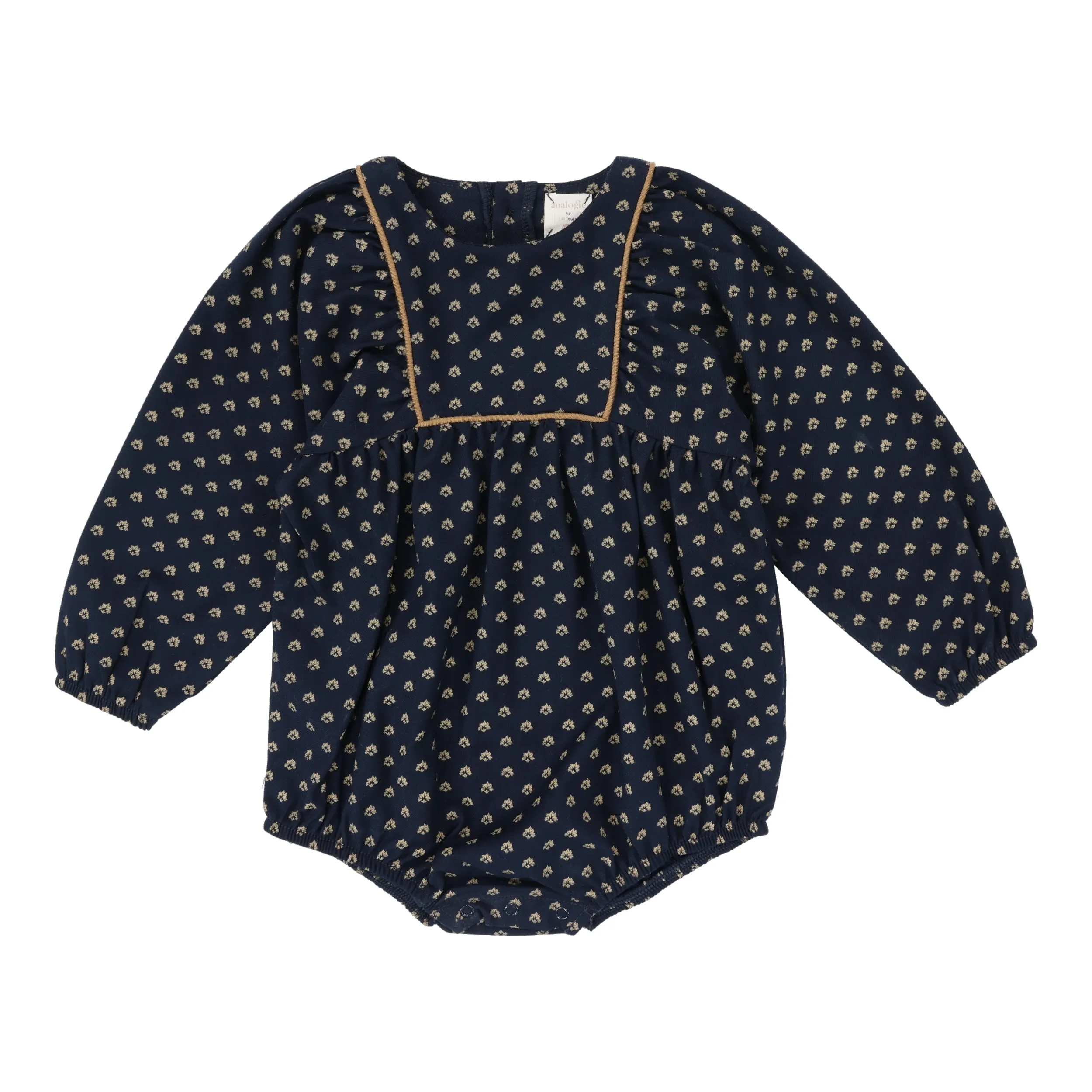 Analogie By Lil Legs Girls Bubble Romper Medallion Print