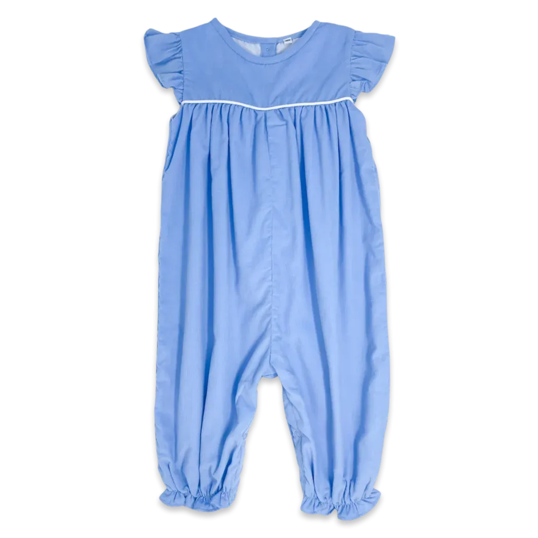 Angel Romper - Blue Cord