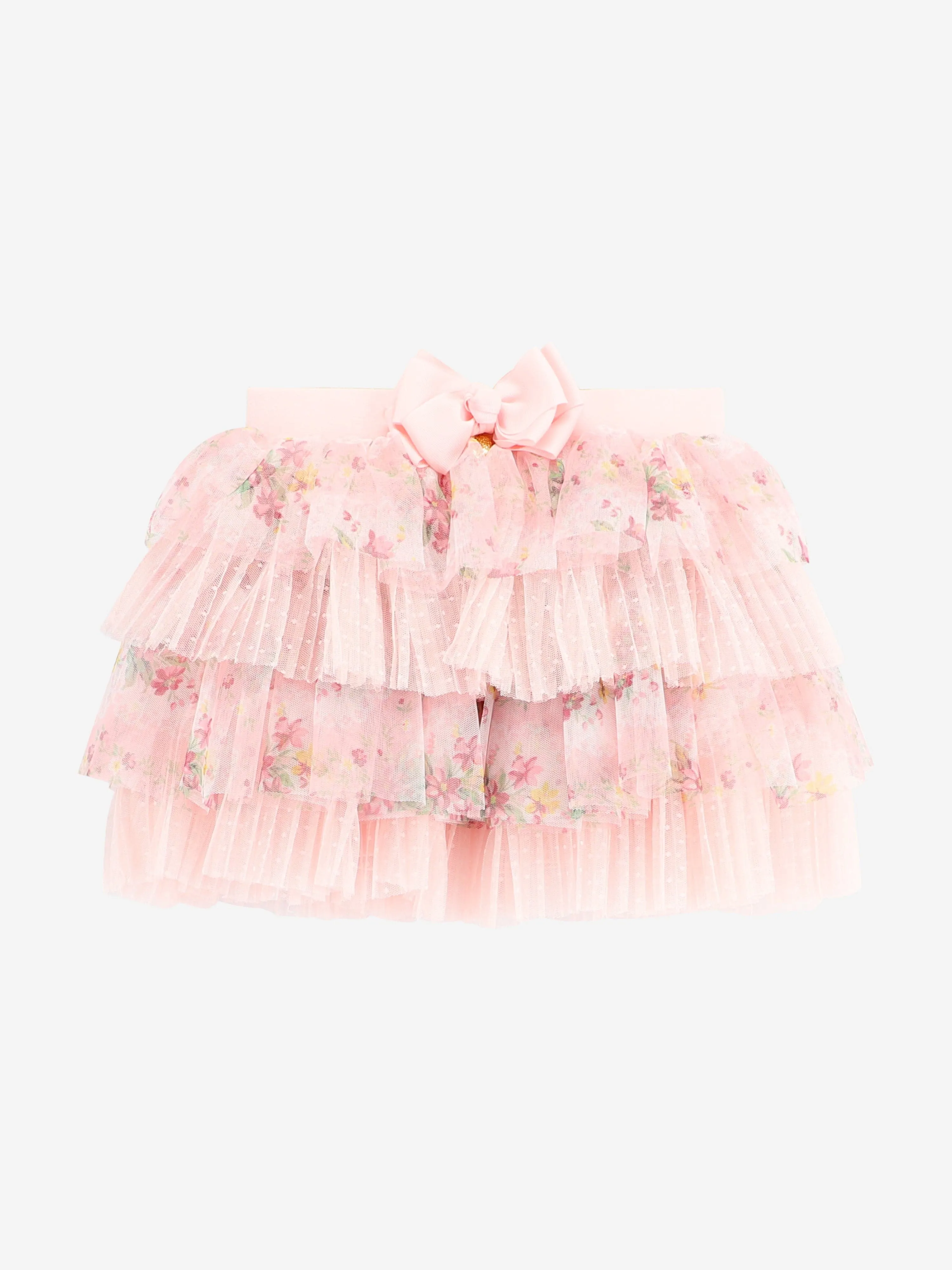 Angels Face Girls Abbie Floral Skirt in Pink