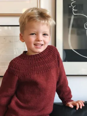 Anker's sweater for baby and kids by PetiteKnit, No 1 kit