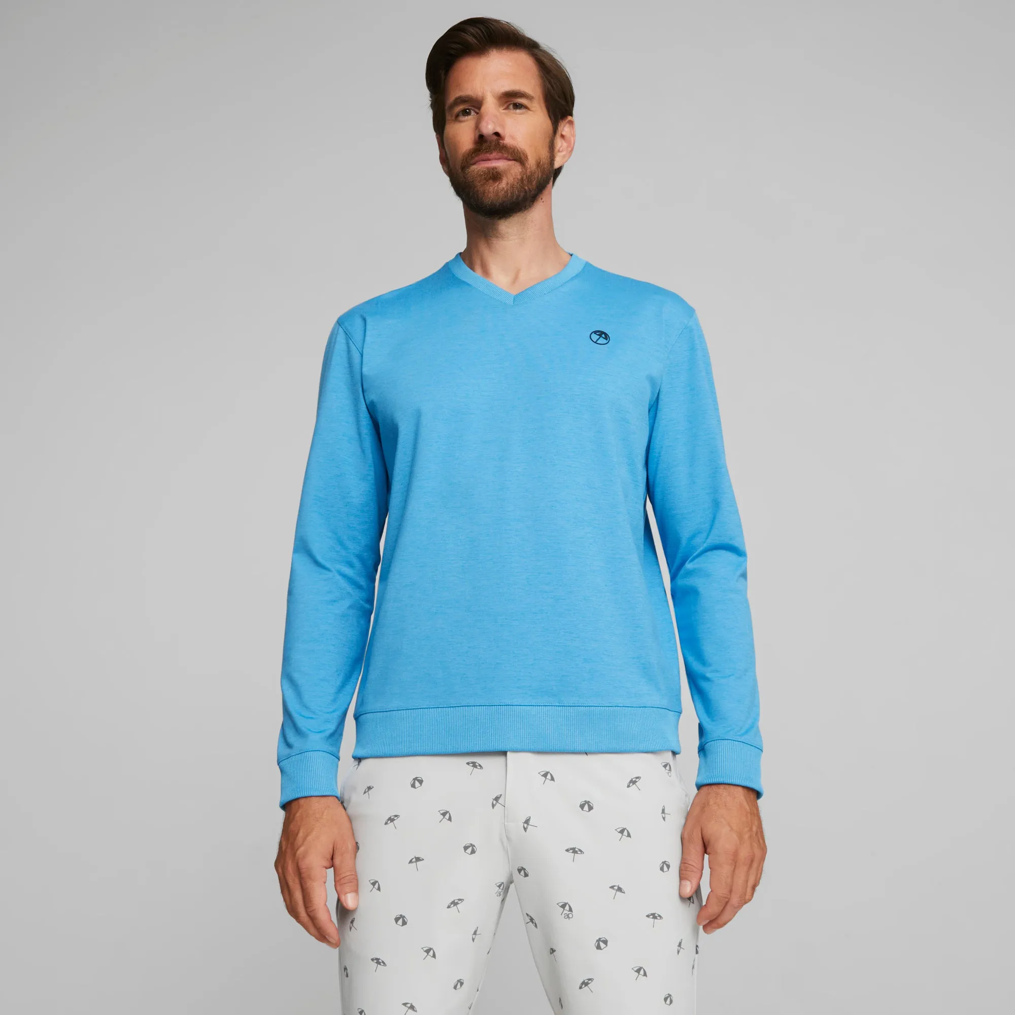 AP CLOUDSPUN V-Neck Golf Sweatshirt