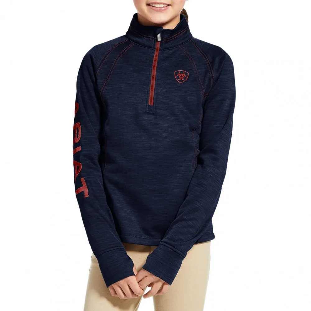 Ariat Girls Tek Team 1/2 Zip Sweatshirt