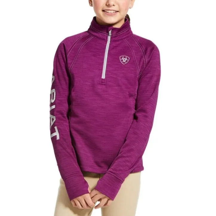 Ariat Girls Tek Team 1/2 Zip Sweatshirt