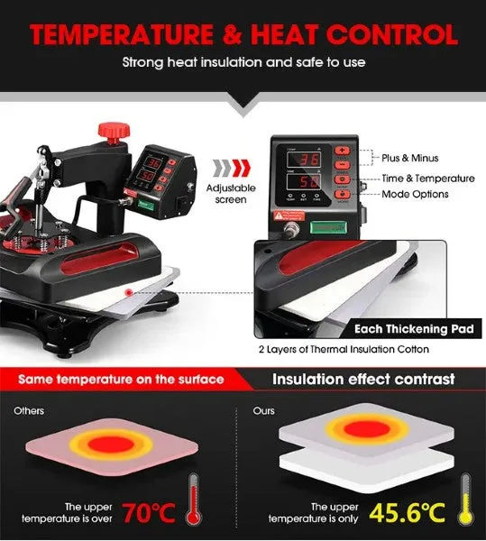 Arts & Crafts Digital T Shirt Heat Press Transfer Machine