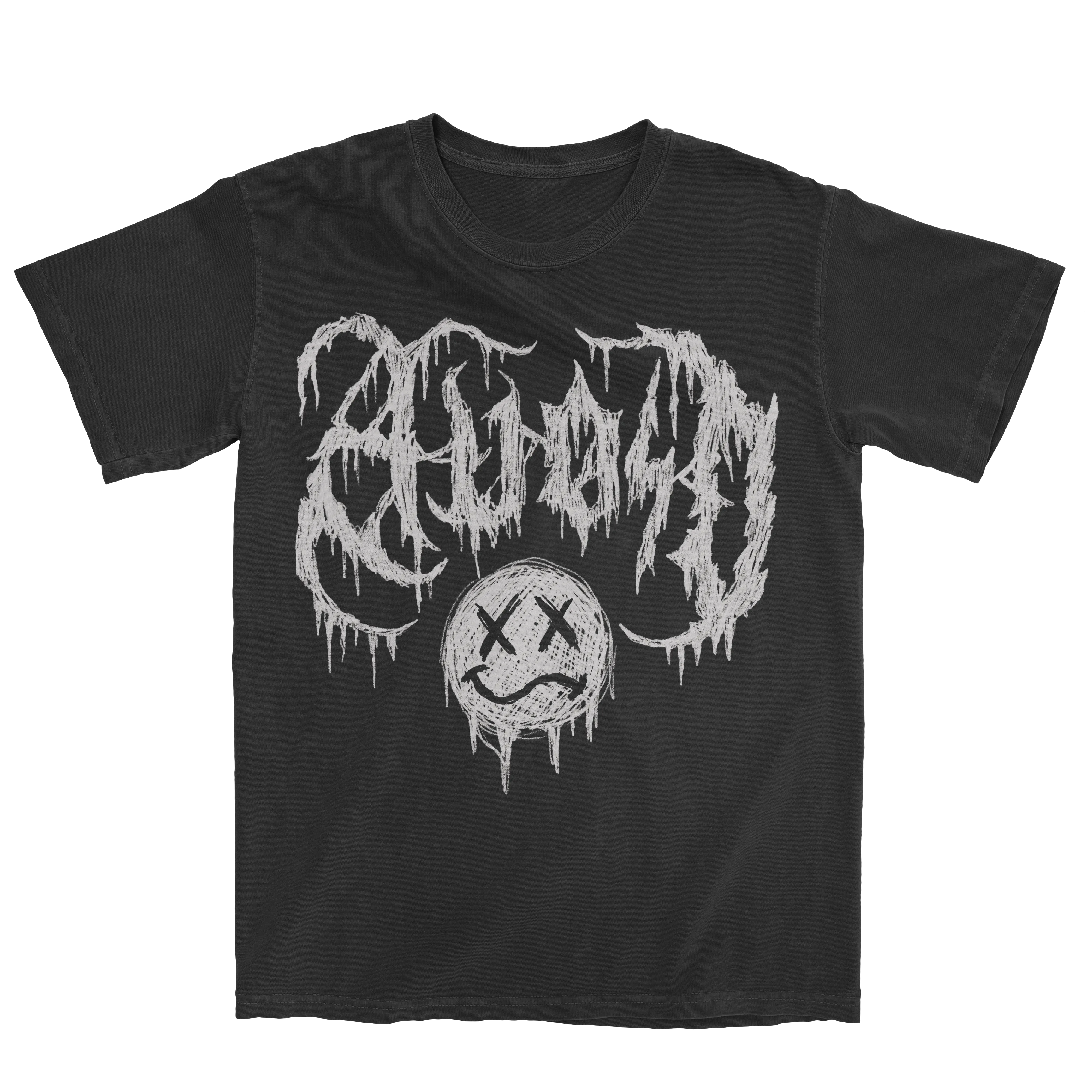 AVOID - Black Metal Black Tee