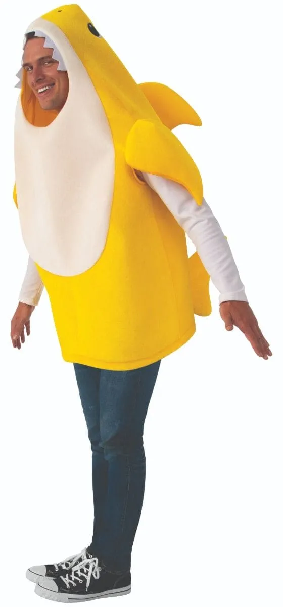 Baby Shark Baby Shark Adult Costume Yellow