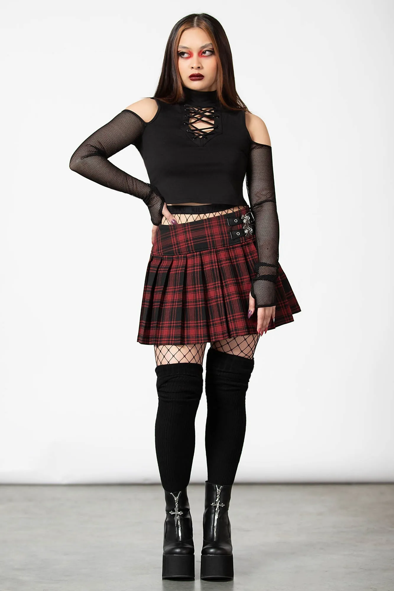 Bat Girl Skirt [TARTAN]