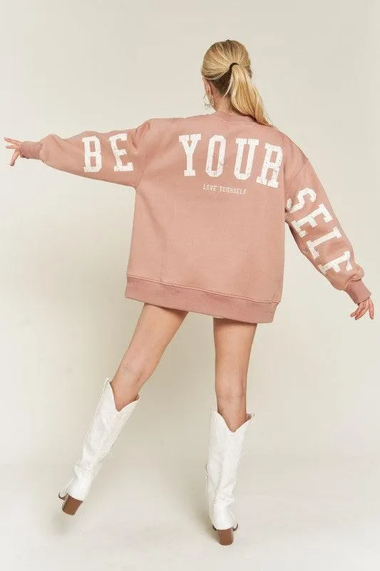 Be Yourself Plus Size Sweatshirt