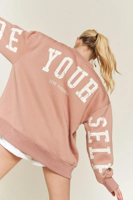 Be Yourself Plus Size Sweatshirt