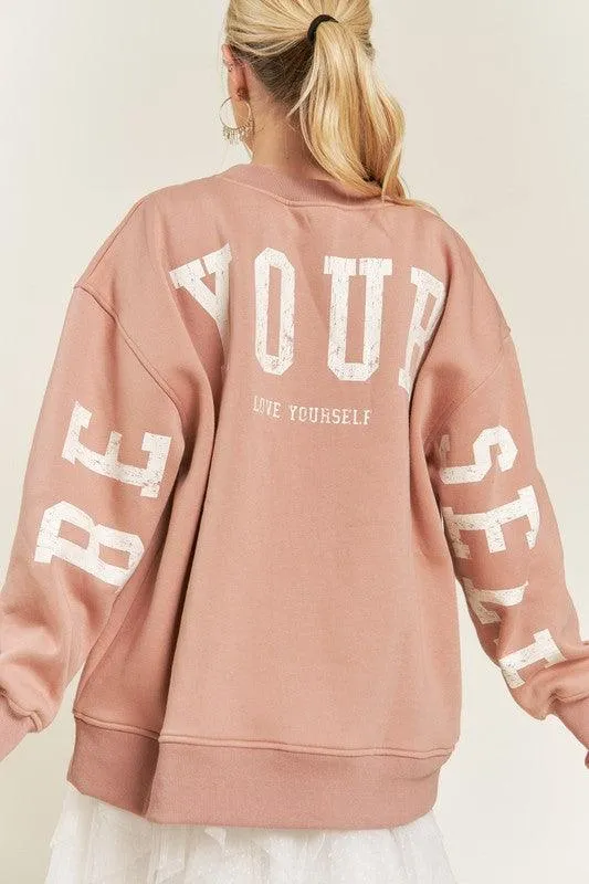 Be Yourself Plus Size Sweatshirt