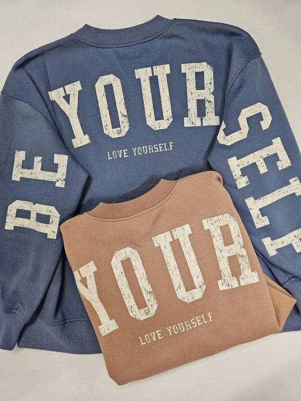 Be Yourself Plus Size Sweatshirt