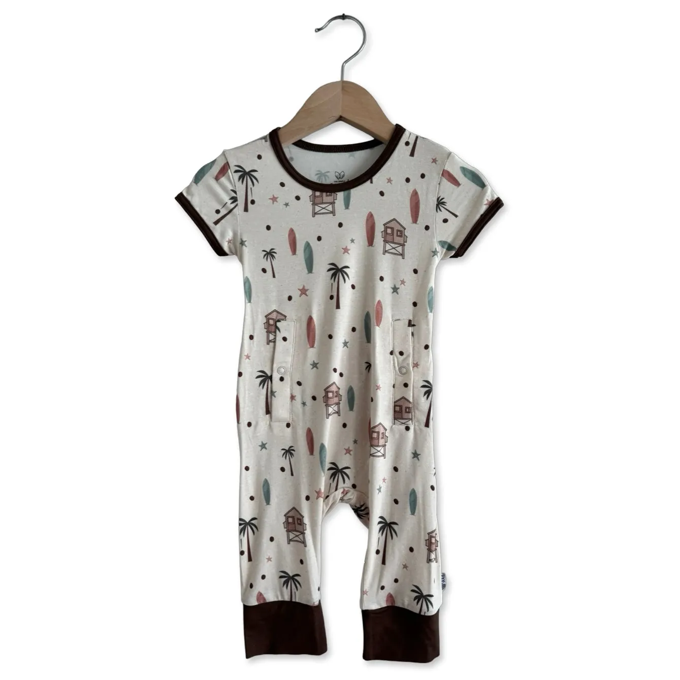 Beach Bum Adaptive Tube Access Kid's Short Long Romper