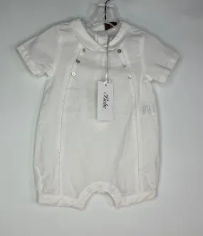 Bebe Linen Short Romper size 6m-12m