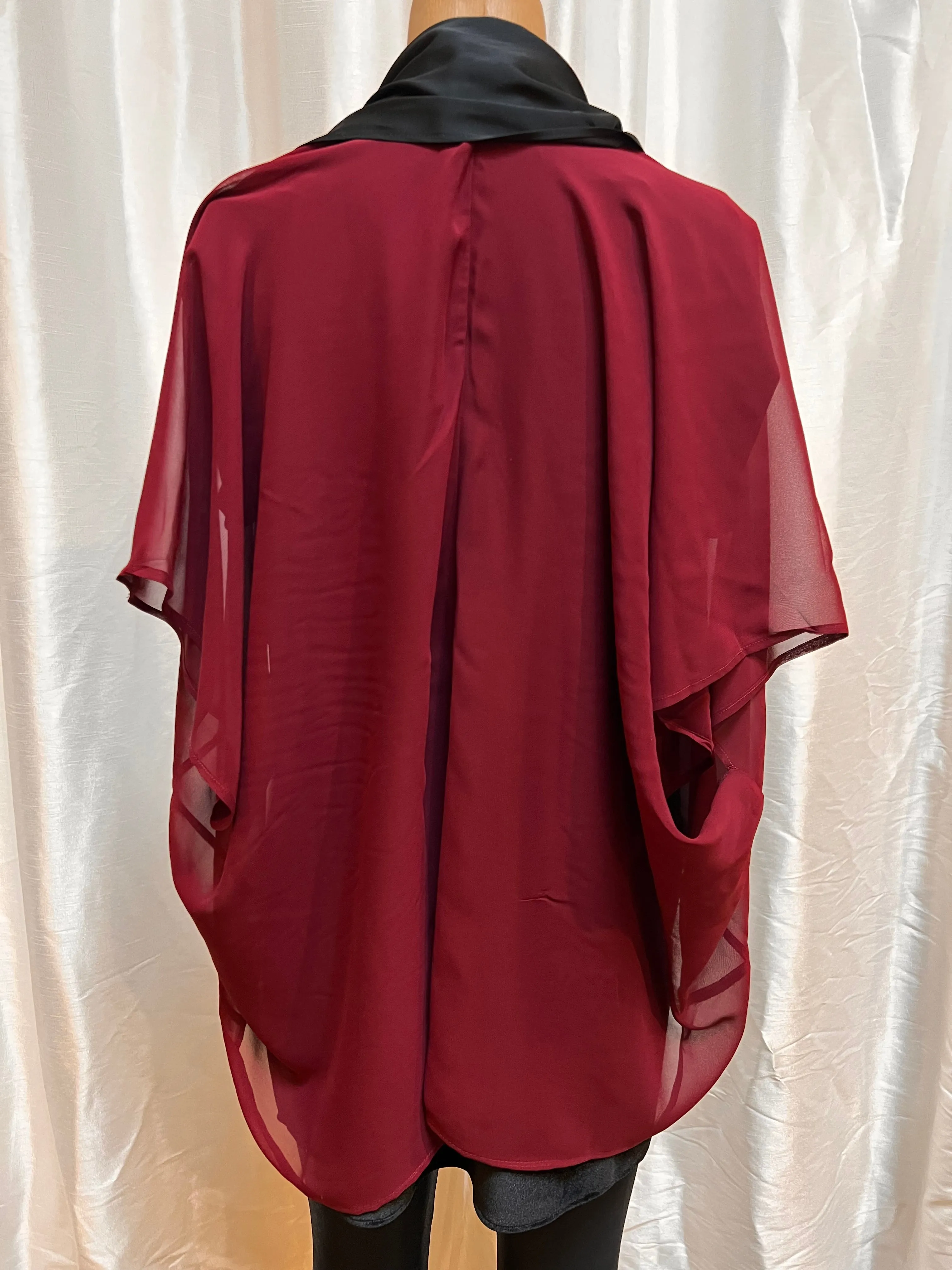 Bianca Rachele Silk Red Coverup