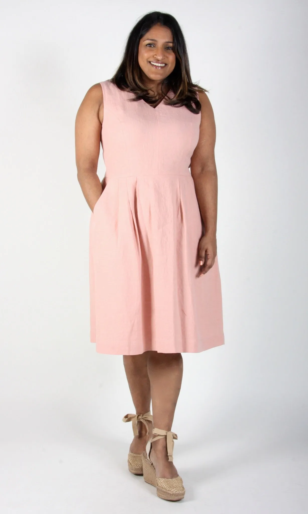 Birds of North America Tammie Norrie Dress - Peach (Online Exclusive)