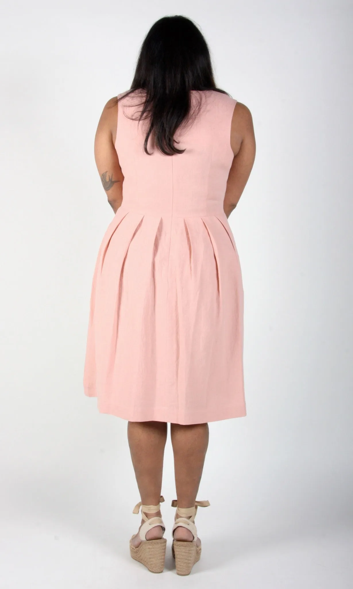 Birds of North America Tammie Norrie Dress - Peach (Online Exclusive)