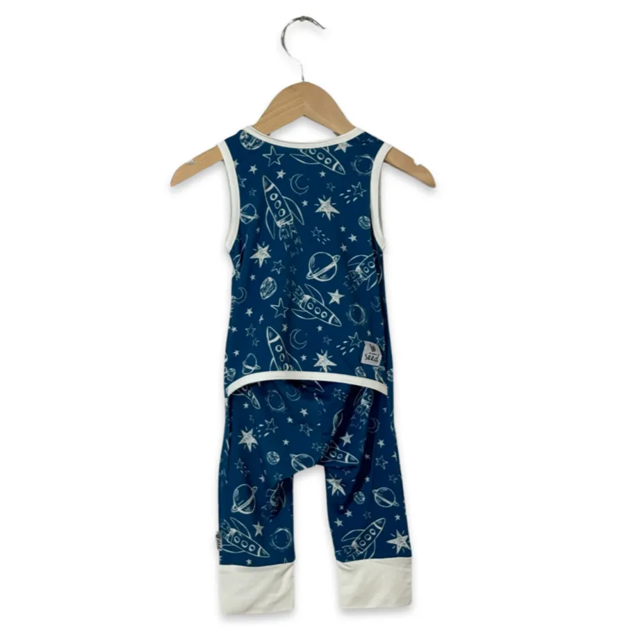 Blast Off  Sleeveless Romper