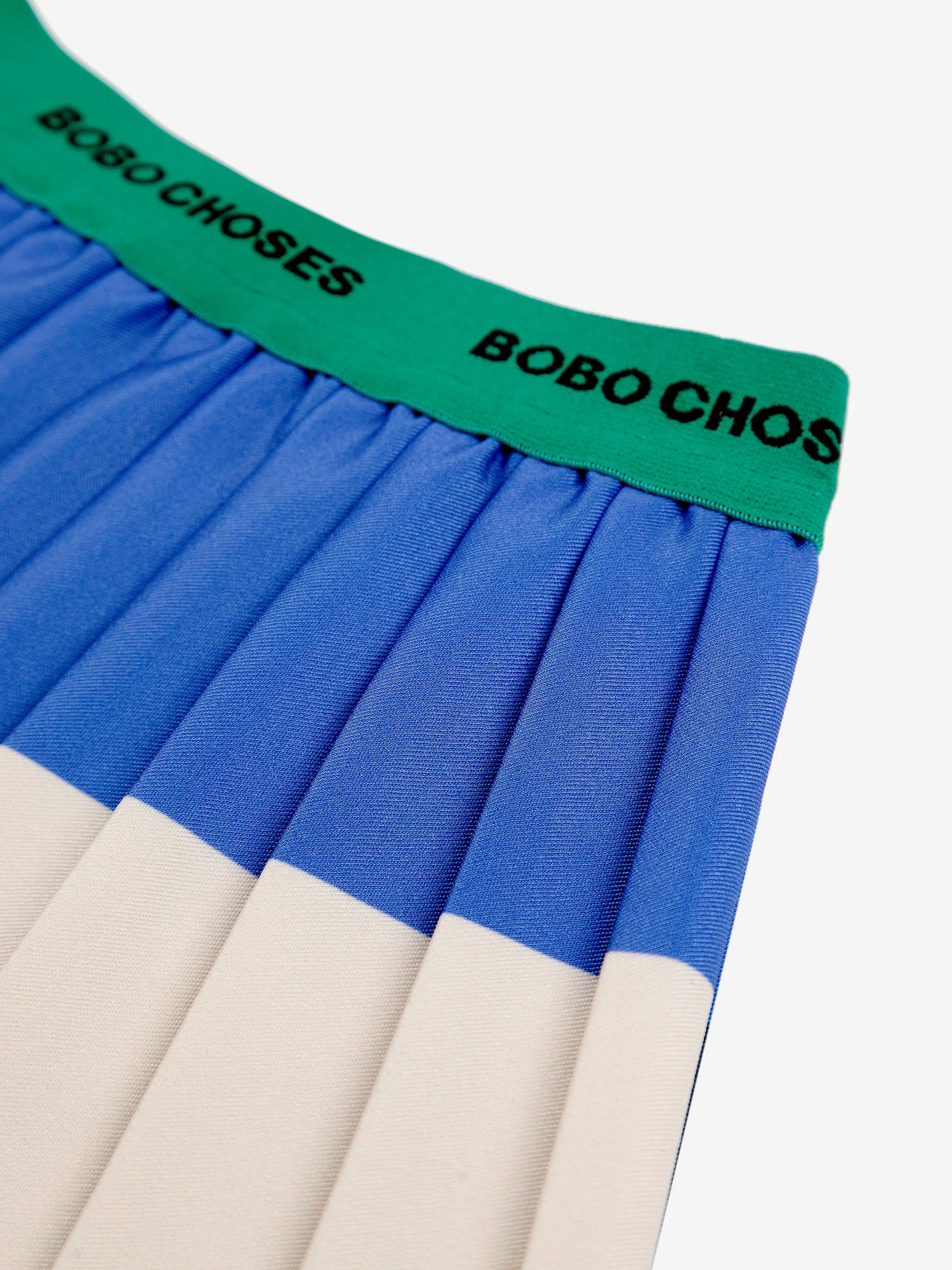 Bobo Choses Colour Block Pleated Woven Skirt