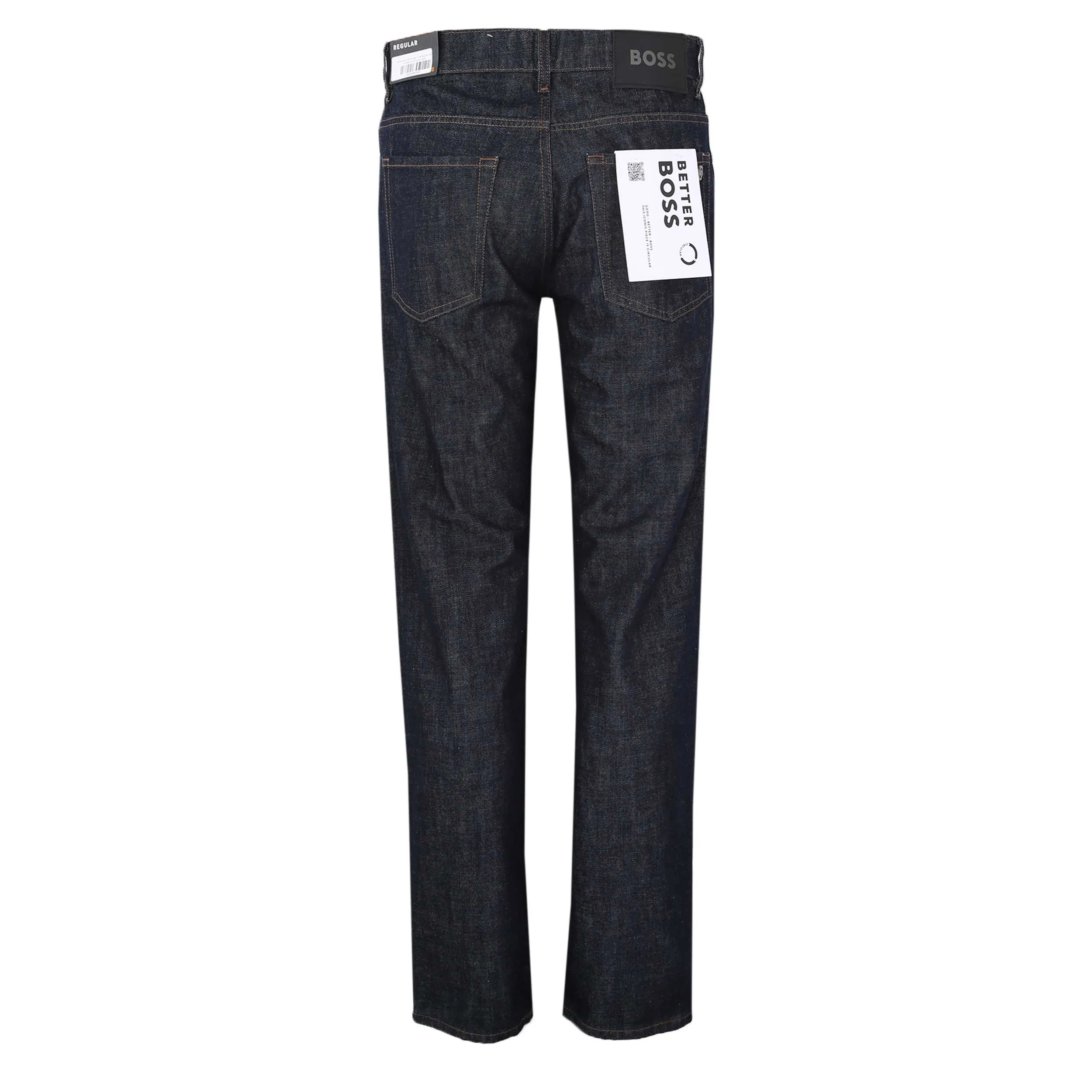 BOSS Re Maine BO BF Jean in Dark Blue Raw Denim