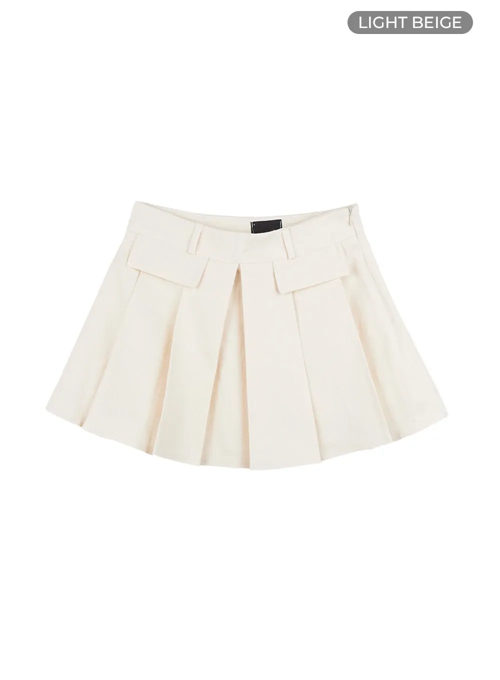 Box Pleated Mini Skirt CG427