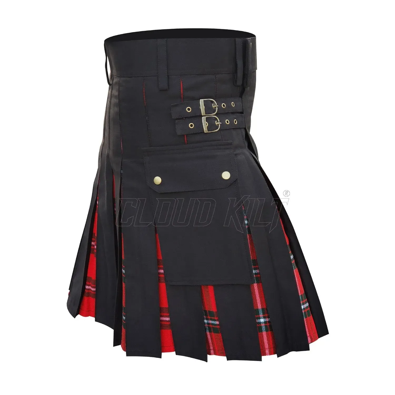 Box Pleated Tartan Hybrid MacGregor Utility Kilt