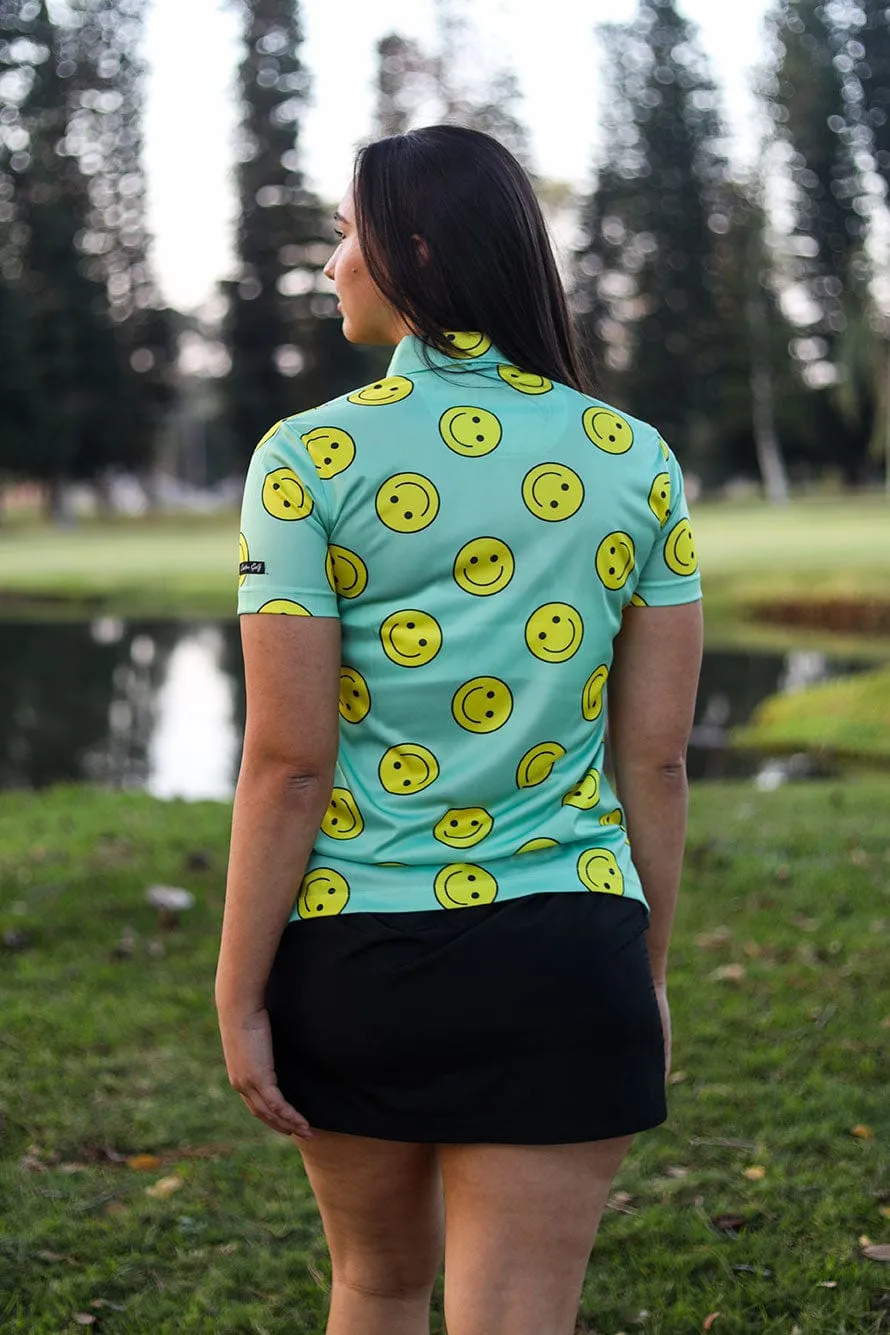 CA Ladies Funky Golf Shirt | Happy Days