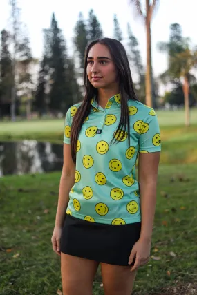 CA Ladies Funky Golf Shirt | Happy Days