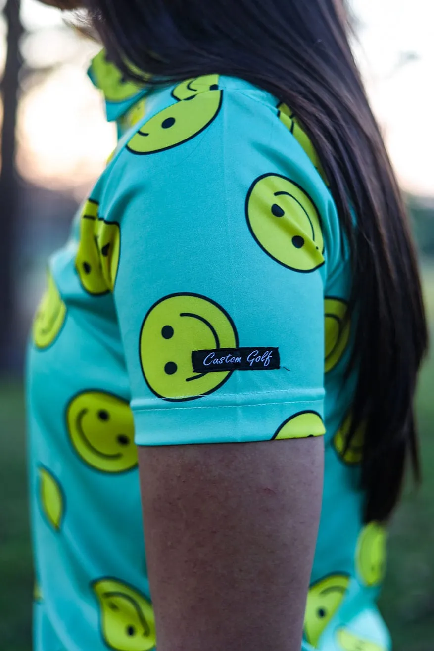 CA Ladies Funky Golf Shirt | Happy Days