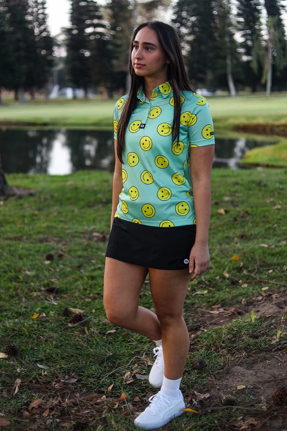 CA Ladies Funky Golf Shirt | Happy Days